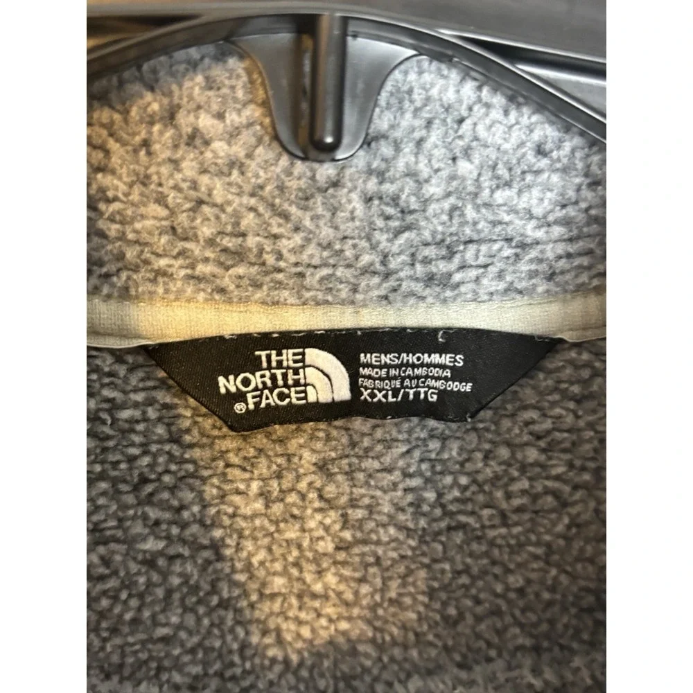 Mens The NORTH FACE Gray Gordon Lyons 1/2 Zip Sweater Jacket XXL
